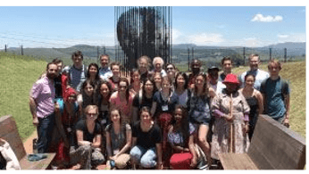 M.I.T. students at CAPRISA for the day